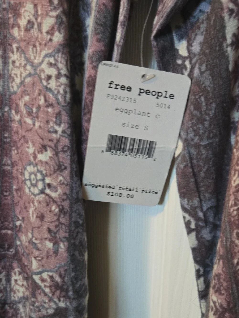 Free People Jasmine Boho Ruched Bodycon Dress